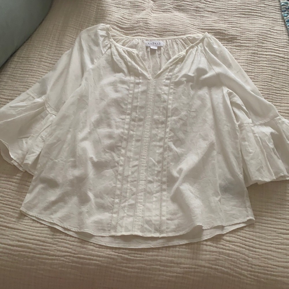 Velvet by Graham & Spencer 3/4 Length Blouse